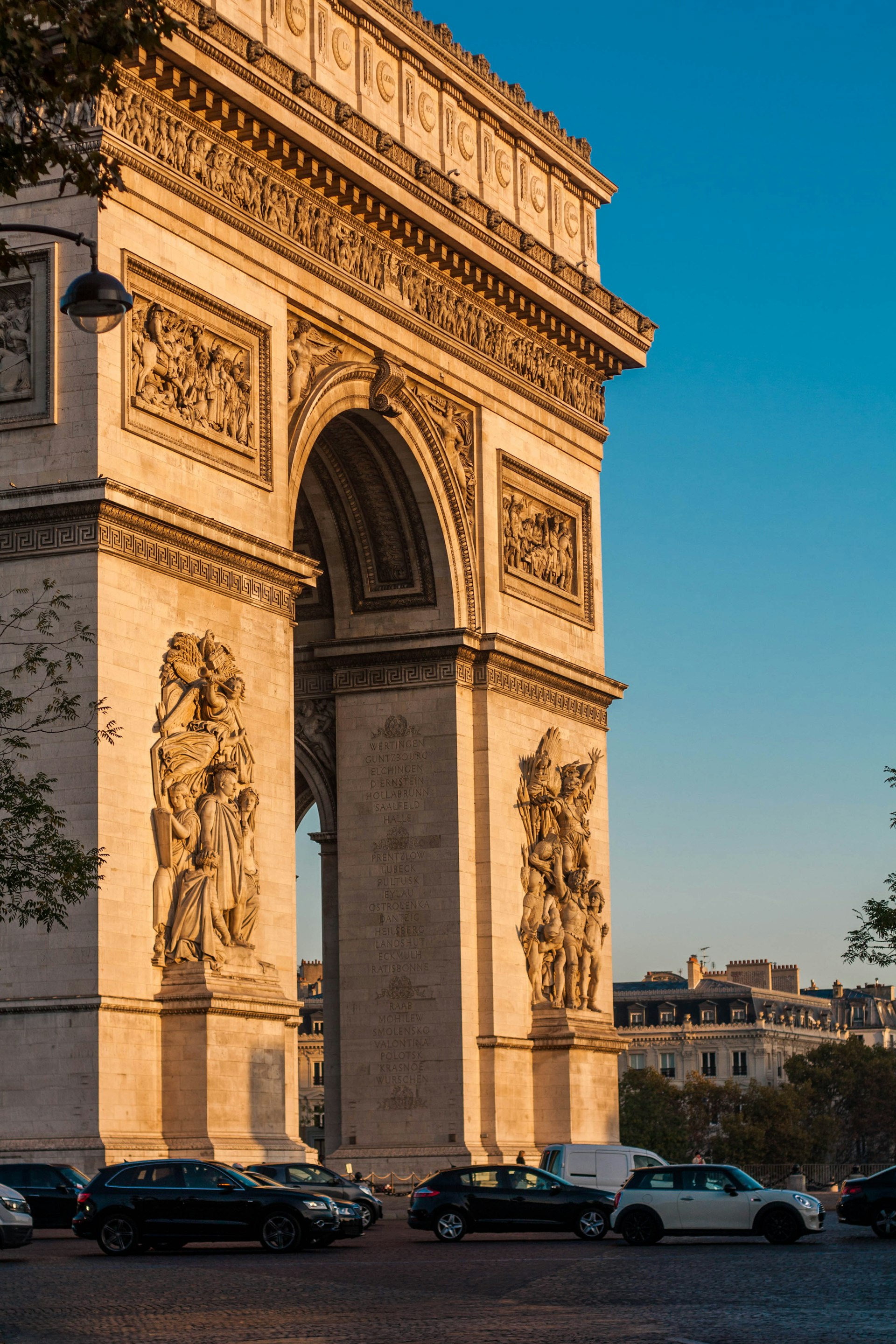 Vue depuis le sommet de la Tour Eiffel sur Paris
